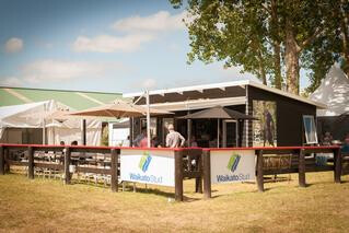 Waikato Stud Hospitality Tent at Karaka.